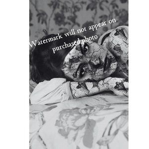 Scary Broken Doll Photo Vintage Creepy Halloween Strange